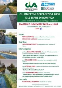 Gli obiettivi dell'Agenda 2030 e le terre di bonifica