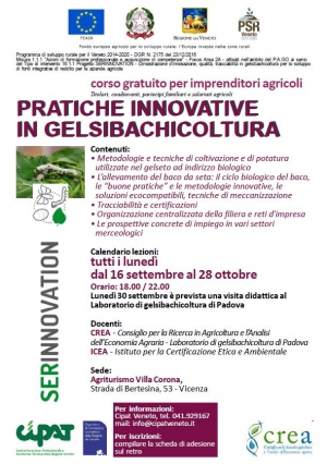 Pratiche innovative in gelsibachicoltura